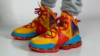 WOW!! Nike Space Jam x LeBron 19 'Tune Squad' On Foot Review