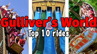 Top 10 rides at Gulliver's World - Warrington, England | 2022