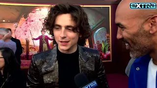 Timothée Chalamet on If He’d Play Willy Wonka on BROADWAY (Exclusive)