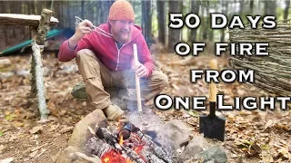 How to Keep a Fire Going For 50 days The way I did in Patagonia on Alone  (87 days episode 10)