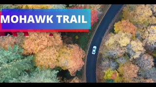 Mohawk Trail Scenic Byway, Massachusetts | Fall Foliage 2022 | Drone Footage | 4K