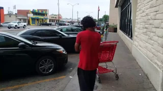 Crackhead Again Harassing at the grocery store