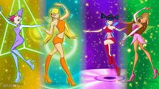 My favorite Magic Winx tranformations! (Season 1&2 fancut with my remakes)