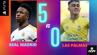 FC24| Real Madrid Vs Las Palmas |Vinicius scored |Laliga #gameplay #laliga  #bellingham #ps5 #ps4