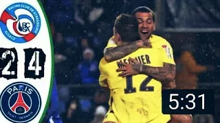 Strasbourg vs PSG 2-4 — Extended Highlights And Goals 13/12/2017 HD