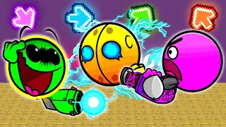 Geometry Dash FIRE IN THE HOLE | FNF Character Test | Gameplay VS Playground