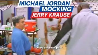 Michael Jordan MOCKING & TEASING Jerry Kraus in Bulls | LAST DANCE