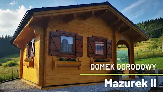 Mazurek   Domek drewniany parterowy na zgłoszenie   Domek do 35m2 bez pozwolenia - Tiny house