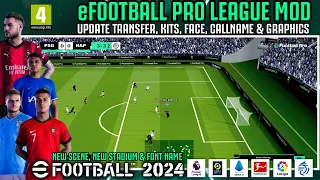 RILIS ! EFOOTBALL 2024 PRO LEAGUE OFFICIAL NEW UPDATE KITS, MINIKITS & BEST GRAPHICS