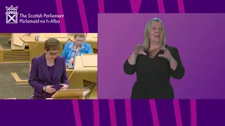 First Minister's Questions (BSL)