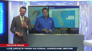 Speaking with the National Hurricane Center about TS Nicole
