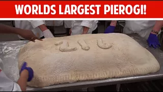 Making the worlds largest pierogi