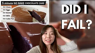 I tried making the 5 minute chocolate cake (Emma's Goodies)-No Oven No Pan