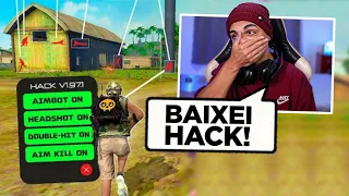 FREITAS USOU HACK AO VIVO PRA VER COMO FUNCIONA!? - FREE FIRE