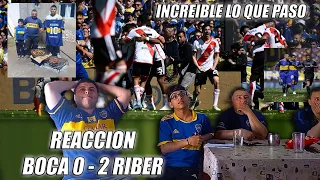 Boca 0 - River 2 - Reacción de hinchas de Boca - Fecha 7 - Copa de la liga 2023 -