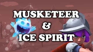 Clash Royale | How to Use Musketeer + Ice Spirit | Synergy