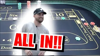 🔥ALL IN!!🔥 30 Roll Craps Challenge - WIN BIG or BUST #227