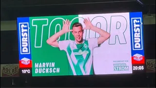 Torschütze Marvin Ducksch 💚🤍💚 Sieg gegen Schalke 2:1