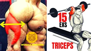 15 BEST TRICEPS WORKOUT AT GYM / Les meilleurs exercises musculation triceps