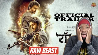 Beast (Raw) - Official Hindi Trailer | Thalapathy Vijay | Sun Pictures | Nelson | Anirudh (REACTION)