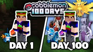 I Spent 100 Days in COBBLEMON... Heres What Happened