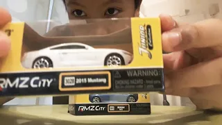 Unboxing RMZ City cars BMW M5 and 2015 Mustang