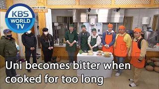 Uni becomes bitter when cooked for too long (2 Days & 1 Night Season 4) | KBS WORLD TV 201213