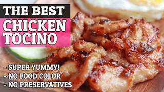 PAMPANGA BEST CHICKEN TOCINO | HOMEMADE TOCINO WITH NO PRESERVATIVES | HUNGRY MOM COOKING