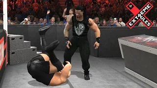 WWE Intense Rules 2015 : Roman Reigns vs Big Show - Last Man Standing - WWE 2K15