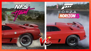 NFS Heat VS Forza Horizon 5 | Details & Physics Comparison | WHICH IS BEST?