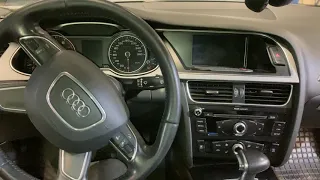 Audi A4 b8 демонтаж штатной магнитолы + установка магнитолы на Android/ dismantling the head unit