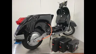 Electric conversion kit for all classic "geared" Vespa Scooters 1958-2018