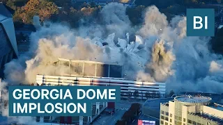 Watch The Georgia Dome Implosion