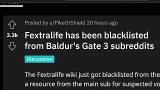 Baldur's Gate 3 Mods Banned Them