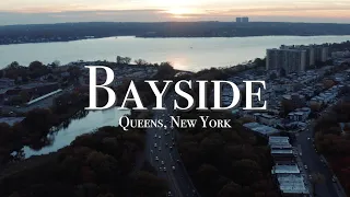 Ep 12 Bayside, Queens - NYC Drone Video, Fall in NY, Autumn, Summer Aerials Whitestone Bridge Park