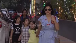 HOT Mouni Roy With Kids At Karanvir & Teejay's Daughters #bellaandVienna1stbirthday