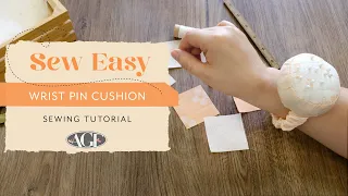 Sew Easy: Wrist Pin Cushion | Using “Nectarine Fusion” Collection by AGF Studio