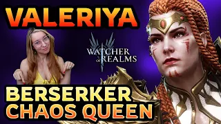 VALERIYA: Hero Guide 💥 Burst DMG + Unyielding  ✤ Watcher of Realms