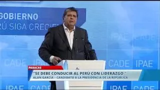 Alan García expone en CADE 2015│RPP