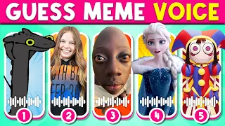 GUESS MEME & WHO'S DANCING 🎤🎵🔥Salish Matter, gegagedigedagedago, MrBeast, Elsa, Lay Lay, King Ferran