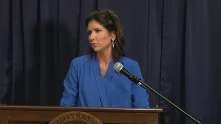 Gov. Noem news conference on leadership changes at Department of Corrections