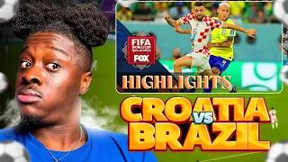 Croatia 🇭🇷 Vs Brazil 🇧🇷 Highlights |2022 FIFA World Cup REACTION