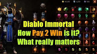 What you need to understand about Pay 2 Win in Diablo Immortal