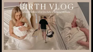 BIRTH VLOG | raw labour & delivery of our first baby | positive birth vlog