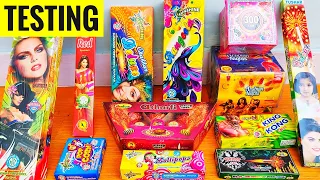 CRACKERS TESTING 2020 | TESTING DIFFERENT TYPES OF FIRECRACKERS | DIWALI CRACKERS STASH TESTING 2020