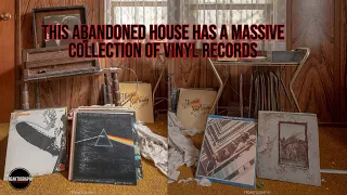 Abandoned Mid Century Modern House has a Massive Collection of Vinyl Records