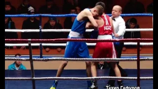 Бокс. Турнир Шопокова-2017. 12 64 кг Нурлан Кобашев (Кыргызстан)-Богдан Головач (Украина)
