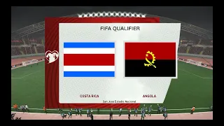 Costa Rica - Angola 3-1 Mars92 And Fabrizzio1985 PES 2019 All National Teams Patch V5.0 PC