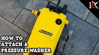 How To Connect High Pressure Washer To A Garden Tap | Karcher Pressure Washer Install