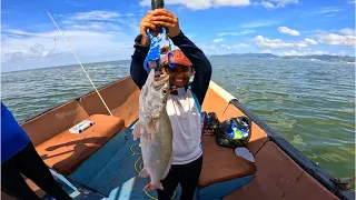 SMALL MEN CATCHING BIG FISH ON HANDLINES! Fishing By The Wreck In The Shallows Of The Gulf, Trinidad